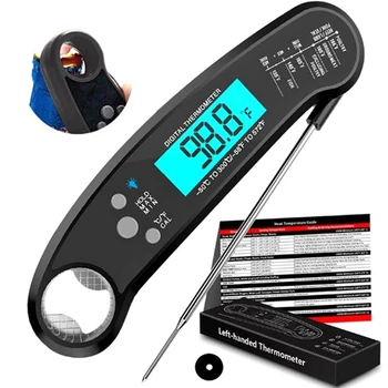 

Digital Food Thermometer Electronic Kitchen Thermometer Meat Water Milk BBQ Oven Waterproof Thermometer Cooking Tool