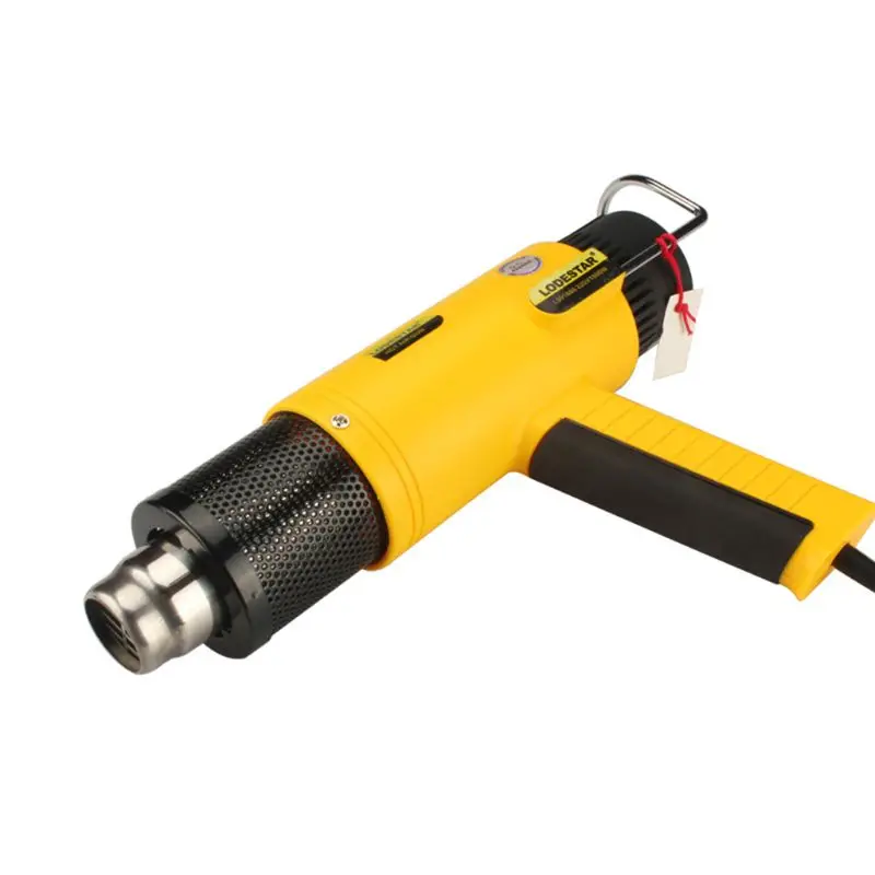 Heat Gun 220V 1800W 2 Modes LCD Display US Plug with Nozzle Power Tool