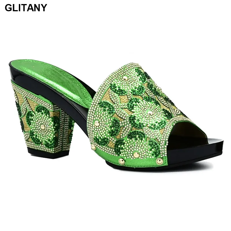 

Latest Design Women Summer High Heeled Shoe for Women Slip on Women Heels Women Pumps Wedding Shoes Bride Cristal Sexy Lady Shoe