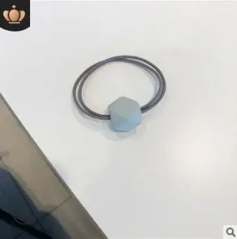 1 120 шт/Партия DIY простой многополимерный скраб восьмиугольная резинка для волос стереоскопический Резиновый Ремешок Инструменты для укладки волос аксессуары HA1322 - Цвет: 1
