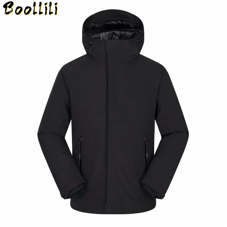 

Модная мужская зимняя куртка в стиле хип-хоп 2023, толстая ветровка с капюшоном в стиле пэчворк, длинный пуховик для мужчин, брендовая мужская куртка