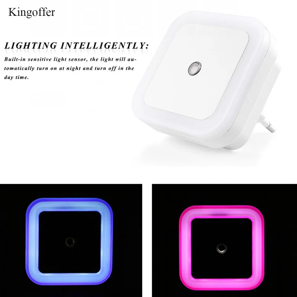 

Socket Light Sensor Night Light Baby Bedside Night Lamps luminarias Sleep Socket Lighting For Kids Bedroom toilet Passway stairs