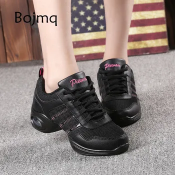 

Bojmq Women Dance Sneakers 2020 New Brand Air Cushion Modern Jazz Latin Dancing Shoes Ladies Professional Dance Training Shoes