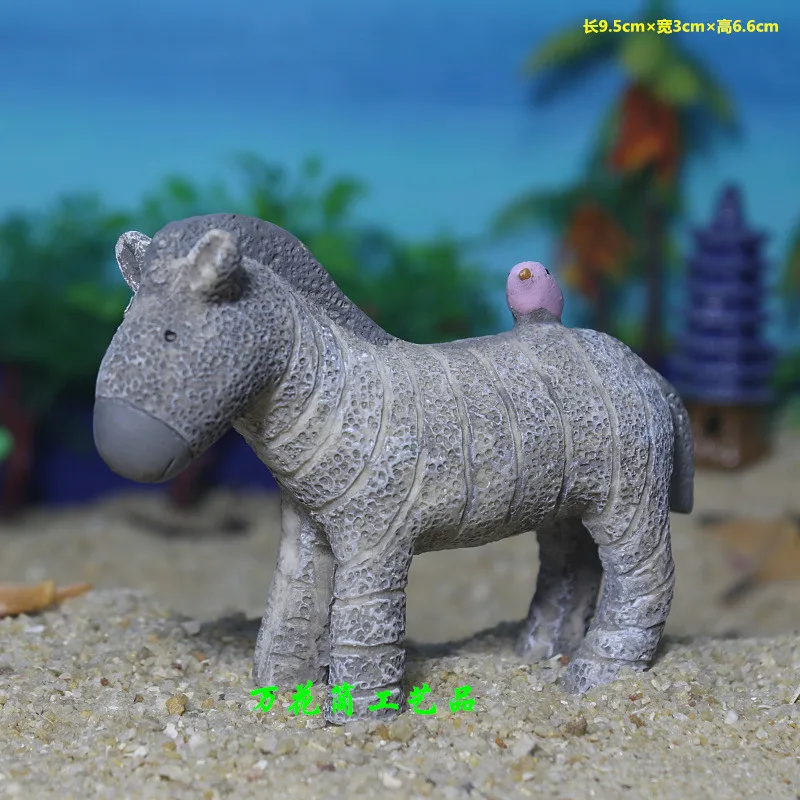 

Horse mule horse mule donkey stupid donkey stupid donkey resin toy ornaments