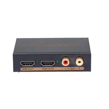 

Audio EDID Setting Audio Extractor NK-912 2 Port HDMI Splitter Video Switcher 2 HDMI Output EU/AU/US/UK Plug