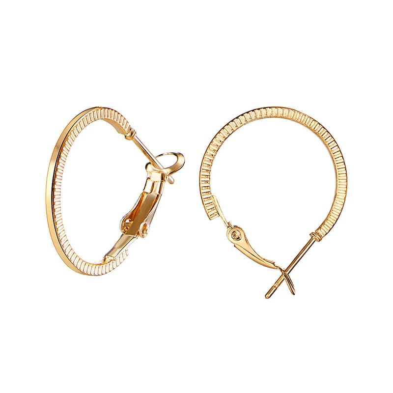 9 Pairs/set Circle Hoop Earrings for Women Gold Color Exaggerated Hoop Ear Loop Smooth Ring Earring Nightclub Ladies Jewelry