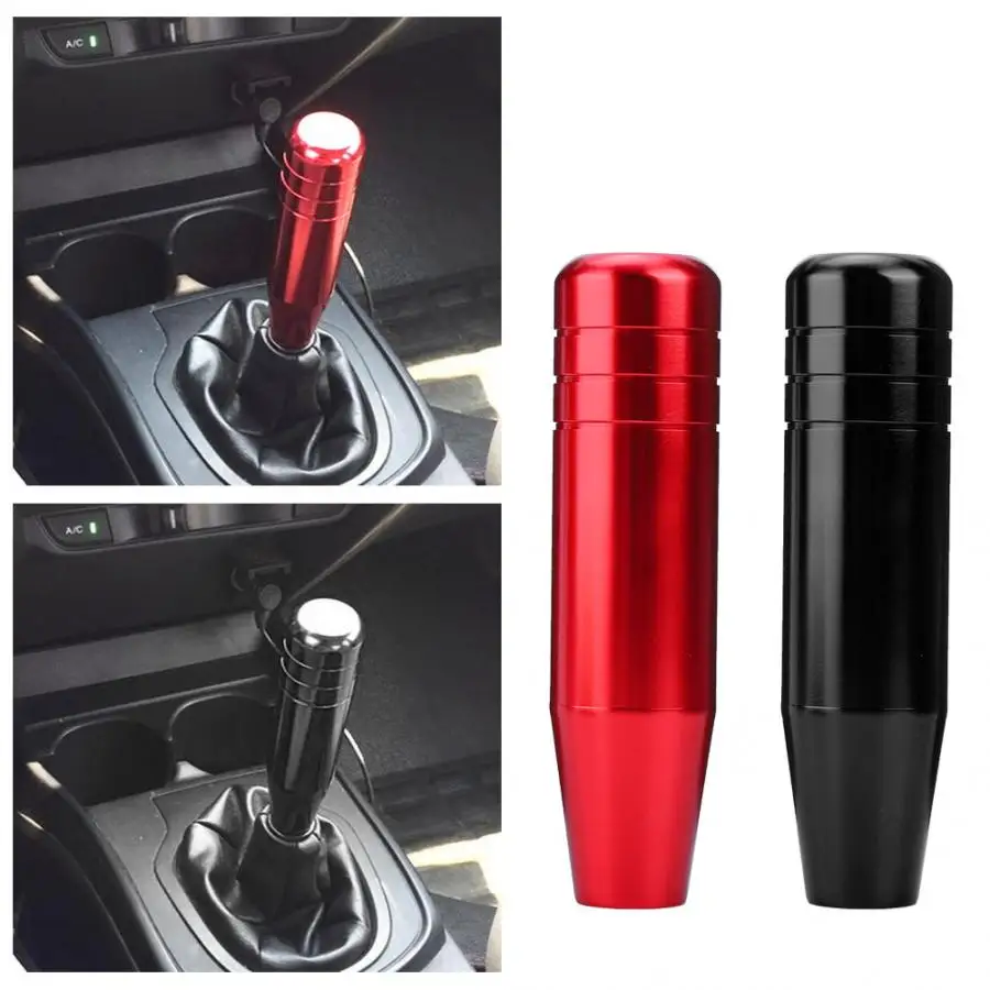 Car Gear Shift Knob,Universal Modification Manual Knob Gear Shift Head Shifter Lever Stick Red 