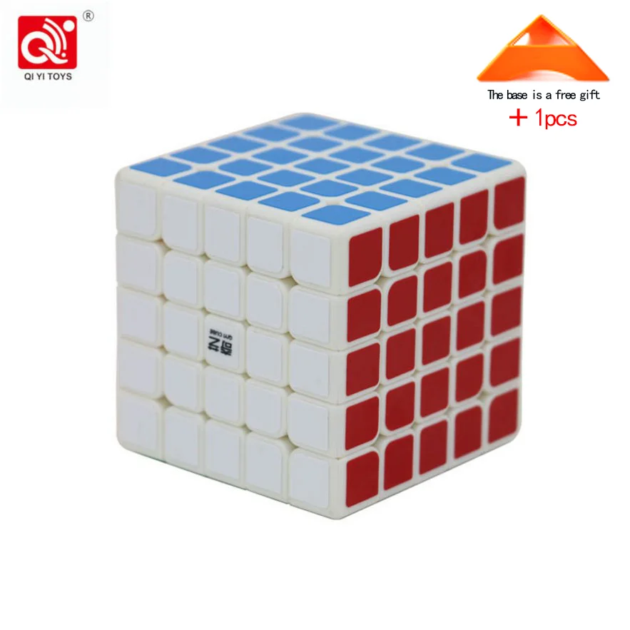 Нео Куб 5x5x5 Cubo Magico Qiyi Qizheng S волшебный куб 5x5 без наклеек кубический антистресс 5 на 5 игрушки для детей