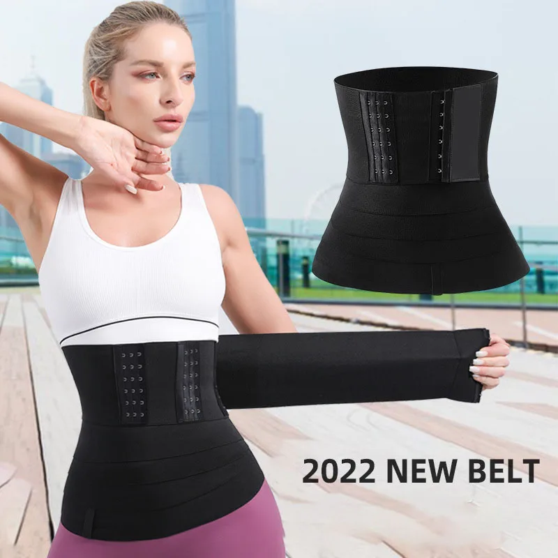 

Регулируемый поддерживающий пояс для талии 3-6 м, женский пояс-корсет, повязка на талию, тренировочный пояс, корсет, топ, эластичные ленты, черный