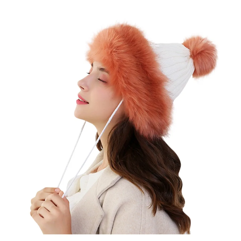 Skullies& Beanies, шапка унисекс, женские зимние наушники, шерстяная теплая зимняя шапка для лыжного спорта, Мужская Толстая вязаная шапка - Цвет: 17