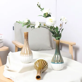 

Ceramic Flower Vase Special Design Style of Decorative Modern Floral Vase for Home Decor Living Room Centerpieces and Events
