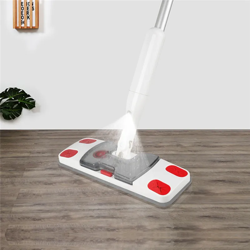 

2 In 1 Spray Floor Mop 360 Degree Rotating Household Cleaning Tools Flexible Spray Cleaning Mops with 30Pcs Non-woven Fabric