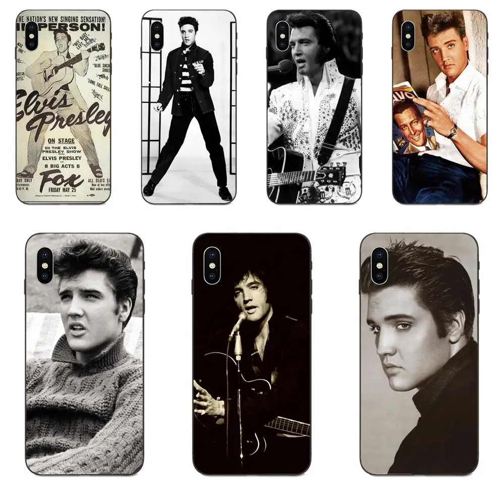 Мягкий ТПУ оптовая продажа кантри музыка Elvis Presley для Apple iPhone 11 X XS Max XR Pro 4 5 6 6S 7 8 Plus |