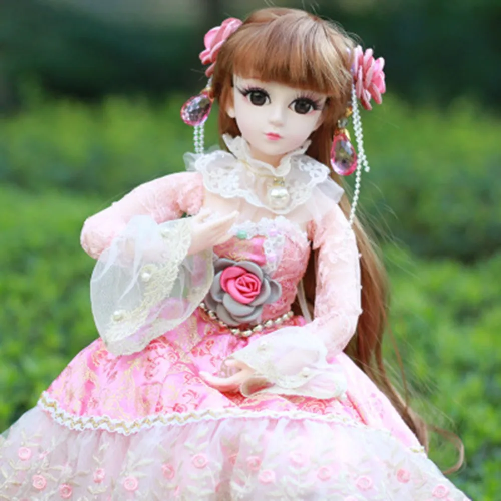 Кукла Viciviya 1/3 BJD 60 см/23,6 ''Высота 19 шарнирных кукол(парик+ обувь+ одежда+ волосы+ глаза+ макияж) коллекция игрушек
