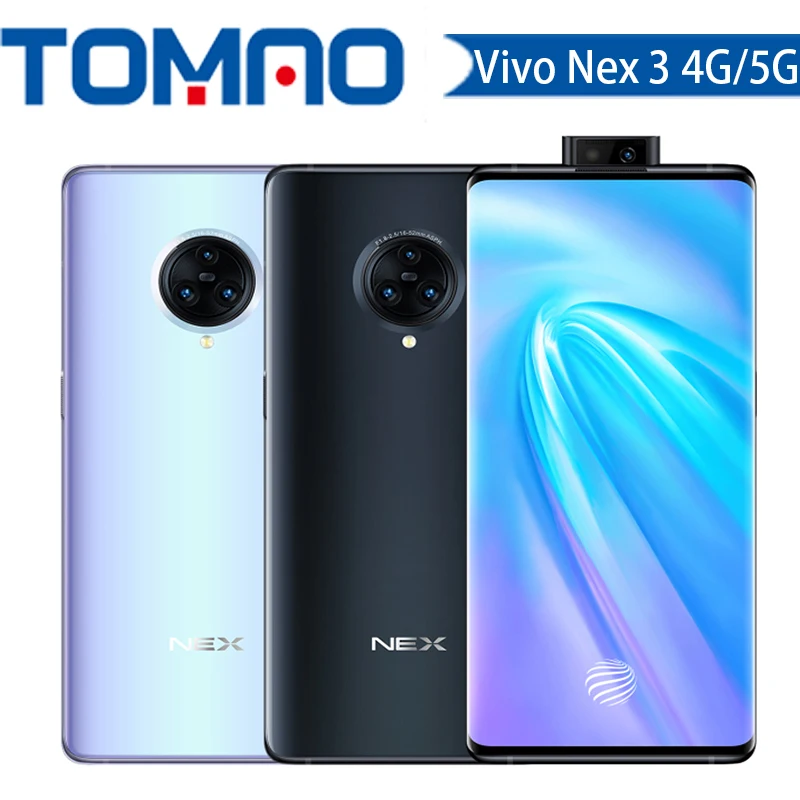 Оригинальный смартфон vivo NEX 3 телефон с экраном 6 89 дюйма 8 ГБ 128/256 4G и Snapdragon 855 Plus