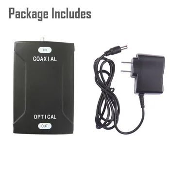 

for RCA Convert Optical Toslink SPDIF Digital Audio Signal Converter Adapter for DOLBY and DTS Systems