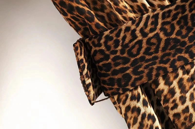 Увядшие в английском стиле элегантные пояса с леопардовым принтом Сексуальное вечернее мини-платье для женщин vestidos de fiesta de noche vestidos Блейзер Топы