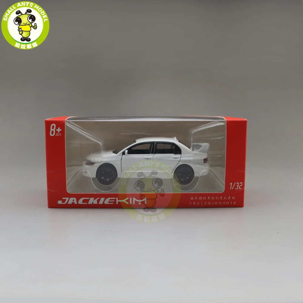 1/32 JACKIEKIM Mitsubishi Lancer EVO IX 9 RHD литая модель автомобиля игрушки для детей Подарки для мальчиков девочек