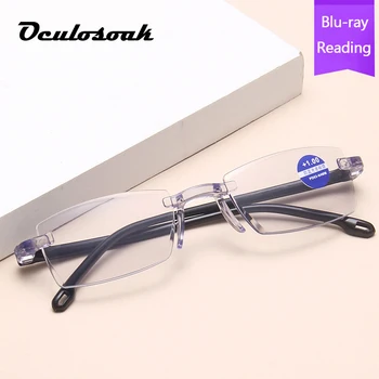 

Fashion trimming anti-blue light reading glasses plastic frame Men Women Elderly Anti Blue Light Reading Glass