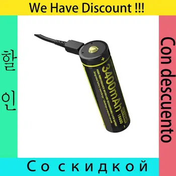 

original Nitecore NL1834R 18650 3400mAh 3.6V 12.6Wh Rechargeable Li-on Battery high quality with protection
