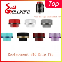 Новинка; 1 шт./упак. кролик V2 Замена 810 дрип-тип для кролик V2 RDA электронной сигареты электронная сигарета аксессуары