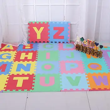 

Cartoon Alphabet Numbers Floor Rug Baby Crawling Mat Kids Developing Mat Gym Games Play Foam Puzzles Soft Baby Carpets Toys