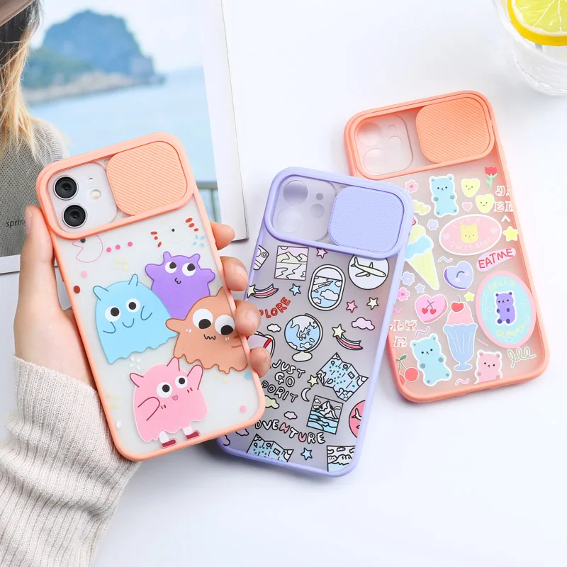 Чехол для iphone 11 Pro Max 12 Mini бампер 7 8 Plus X XR XS 6 6S Роскошный чехол с милым рисунком
