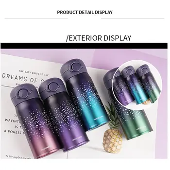 

500ML Hydro Flask Stainless Steel Cold Hot Water Vacuum Office Insulated Gym Winter Hike Thermos Brewed Coffee Water Bottles