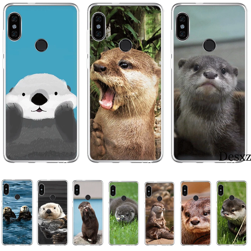 

Mobile Phone Case TPU For Xiaomi Mi CC9 CC9E 9T Mix 2S 6 8 9 SE A1 A2 5X 6X MAX 3 A3 Pro Lite Cover Animal Otter