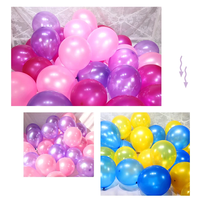 10 шт. воздушные шары 1,5 г 10 дюймов жемчужные круглые латексные шары Детские любимые латексные воздушные шары игрушки для свадьбы дня рождения декор воздушный шар