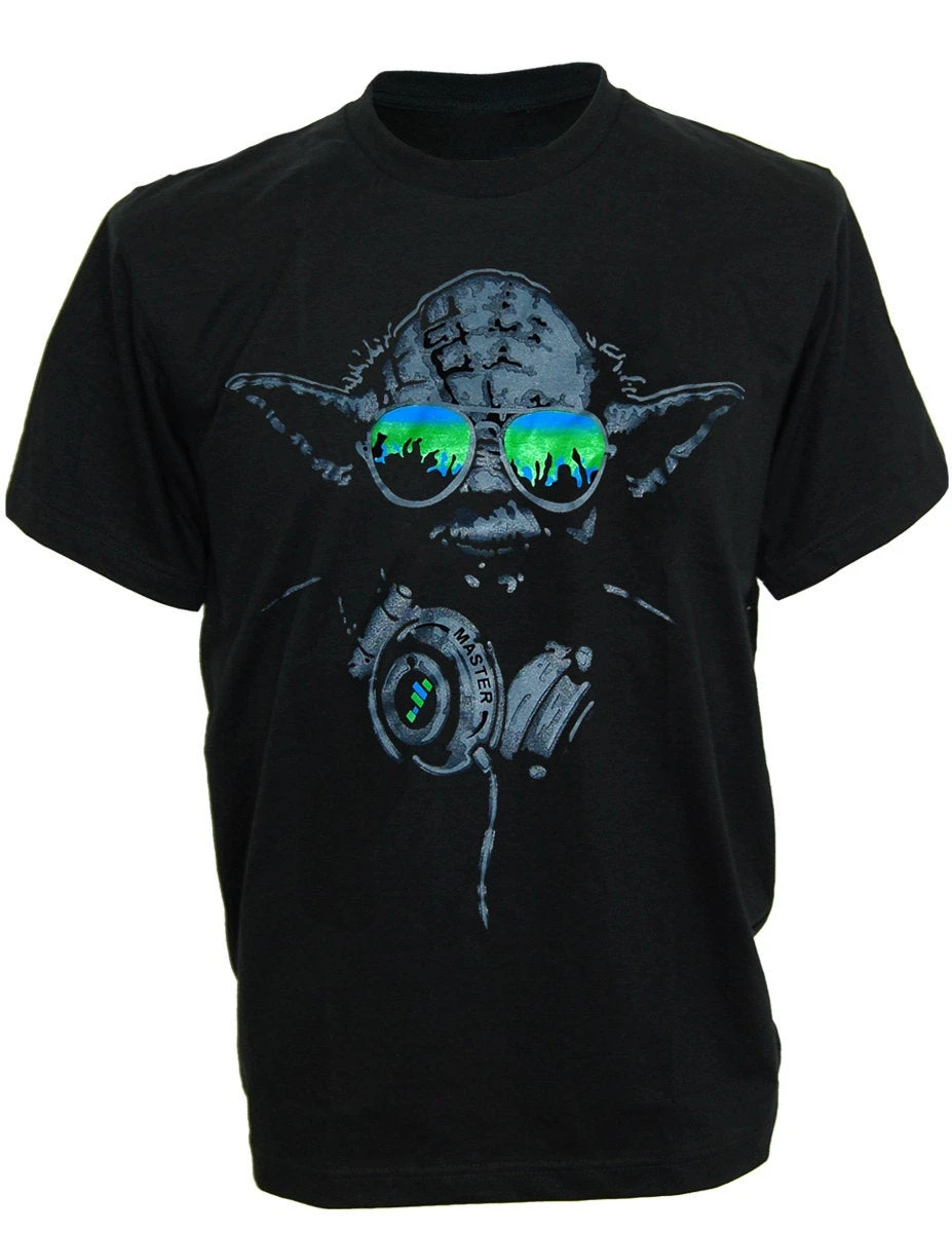 yoda headphones t shirt