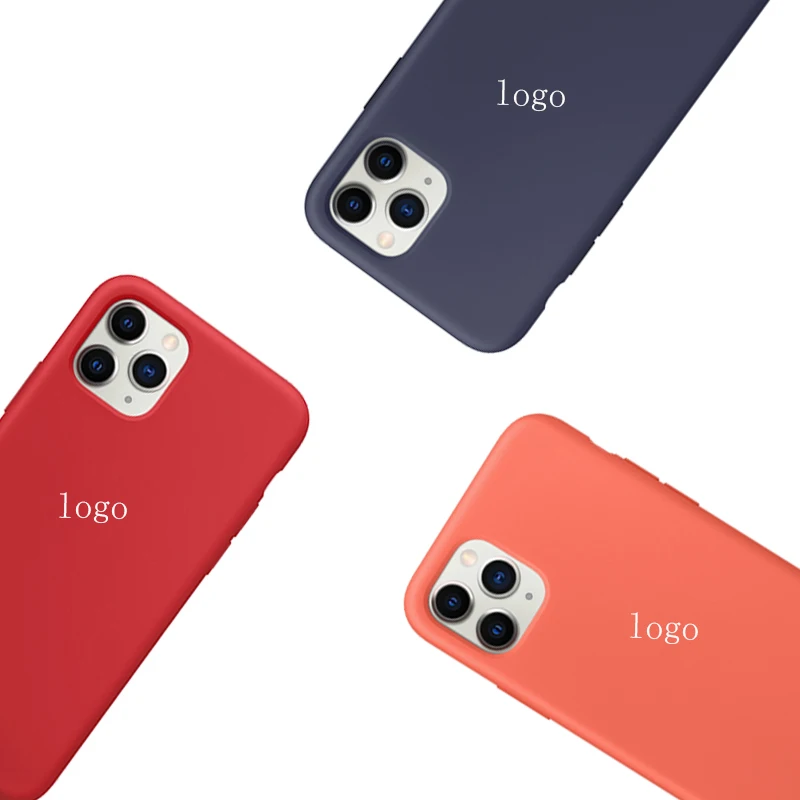 Официальный чехол для телефона с логотипом для iPhone 11 Pro Max, чехол, жидкий силиконовый чехол с коробкой