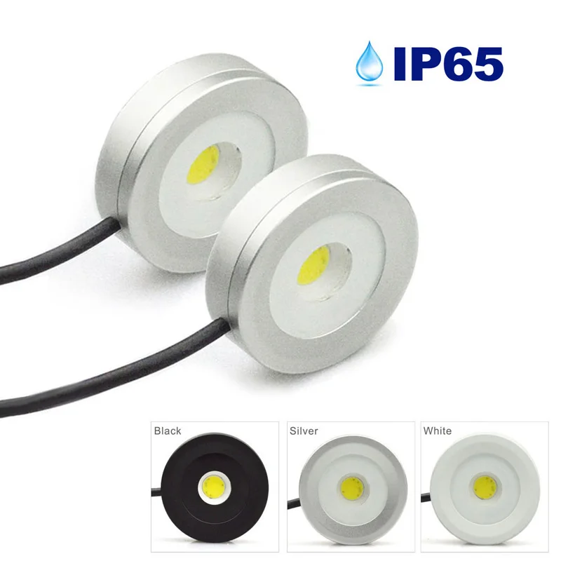 

4pcs Surface Mounted Small LED Panel Light 110V 220V 3W 5W CREE COB LED Dimmable Ceiling Spot Light IP65 Bathroom Cabinet Lamps