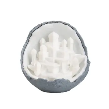 

16 Colors Planet Castle Smart Home Exquisite Novelty Table Lamp Night Light 3d Print Moon Light Creative Gift Birthday Gift