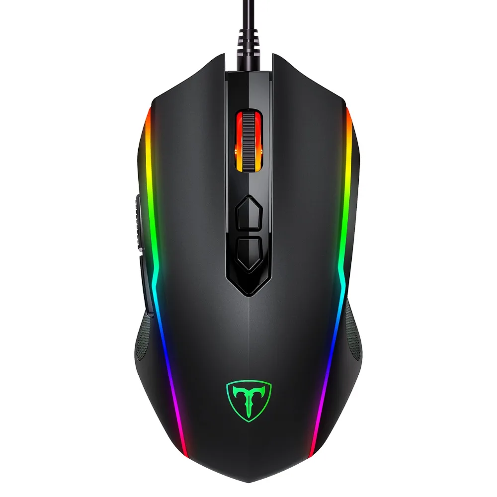 VicTsing Wired RGB Gaming Mouse 8 Programmable Buttons 7200 DPI Adjustable Optical Gaming Mouse Ergonomic Mouse With Fire Button (8)