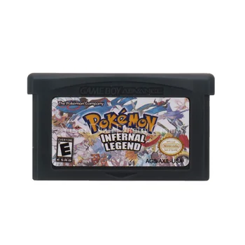 

For Nintendo GBA Video Game Cartridge Console Card Poke Series Infernal Legend English Language US Version