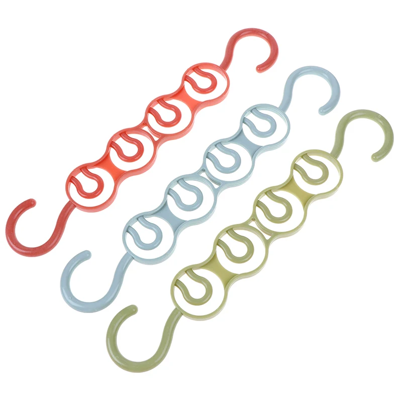 1pc Clothes Hanger Clothes Plastic Scarf Hangers Clothes Layer Racks Drying Rack