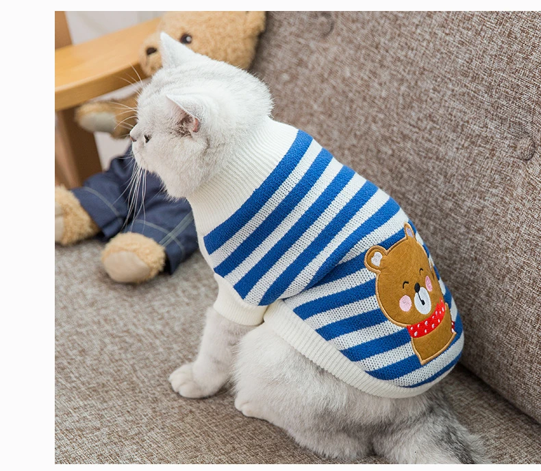 Одежда для кошек, осеннее платье, одежда с котенком, котятами, маленьким молочным котом, ничего, мех, кошка, предотвращение осени, шерсть, свитер, зимняя одежда