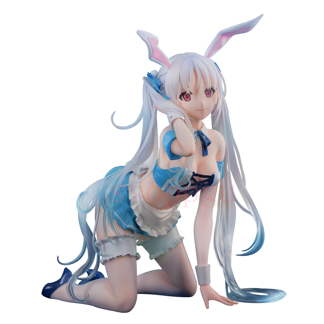 1/4 Оригинальная фигурка Криса Aqua Blue Bunny Girl из японского аниме ПВХ игрушечная