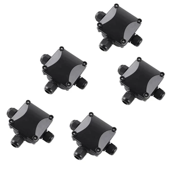 

Junction Box IP68 Waterproof 3 Way Cable Connectors Outdoor/External Electrical Junction Box 5.5mm-10.2mm