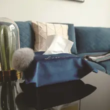 Пушистый шар, бархатная коробка для салфеток, красивый держатель для салфеток для дома, туалета, салона автомобиля, поставка