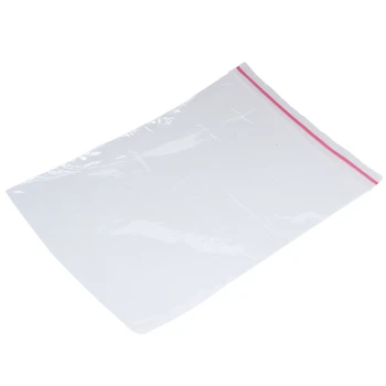 

New 200 ziplock storage bags transparent plastic zipper bags(10*15cm)
