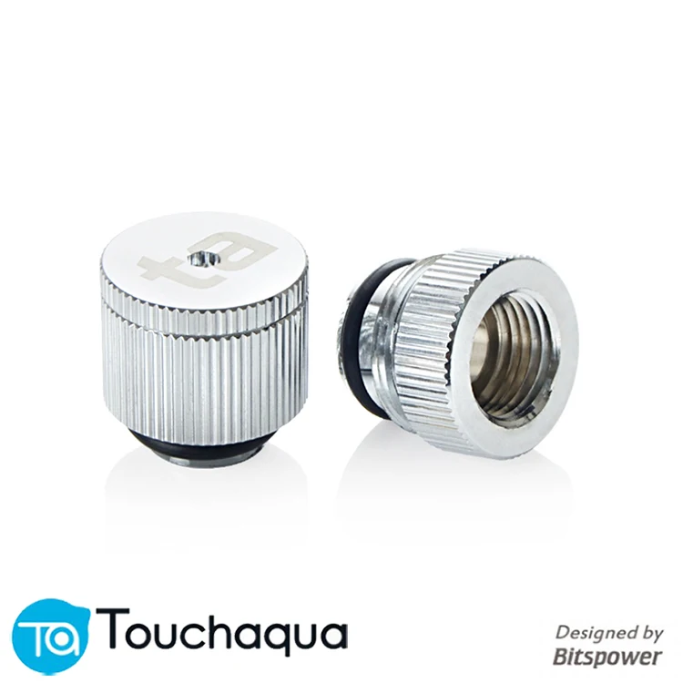 

Bitspower Touchaqua Universal G1/4" water cooling drain fittings valve black ,silver