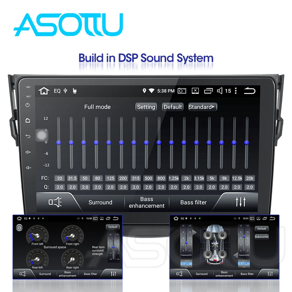 Asottu TO301 Android 9 0 PX30 автомобильный мультимедиаплеер для toyota rav4 2007 2008 2009 2010 2011