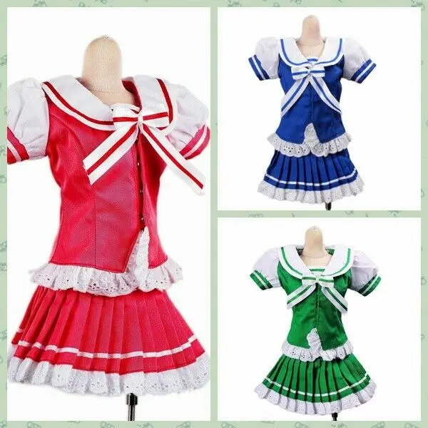 [Wamami] 251 # розовое и белое платье с бантом/костюм/униформа 1/4 SD AOD DOD DZ BJD Dollfie | Игрушки
