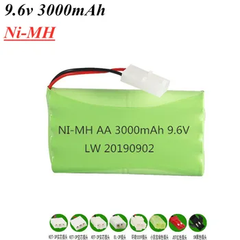 

9.6V 3000mAh NI-MH battery 9.6V nimh AA battery for RC toys Car Tanks Trains Robot Boat Gun tools Spare Parts