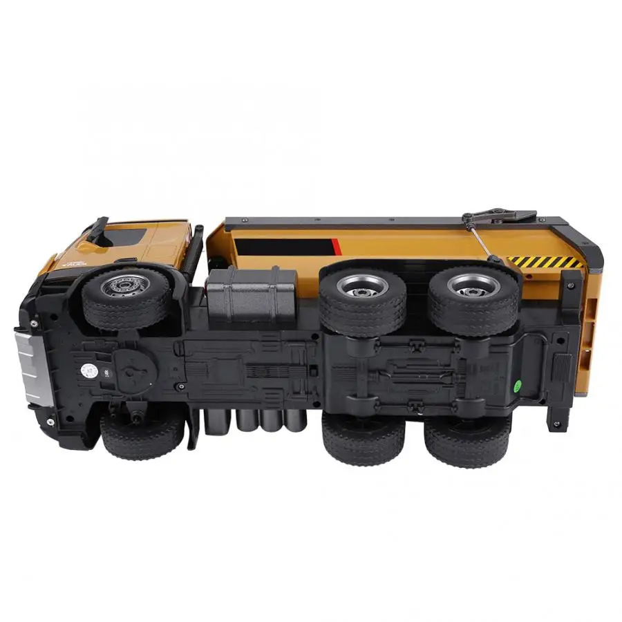 HUINA 1573 2,4 GHz 10CH RC грузовик светодиодный светильник 1:14 электрический пульт дистанционного управления демпинг инженерный грузовик Модель автомобиля дети мальчик автомобиль подарок