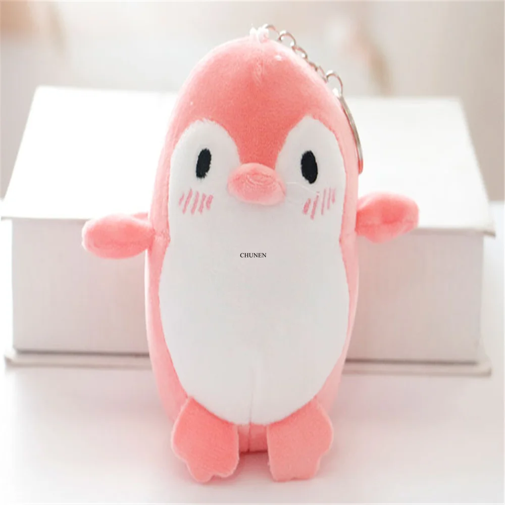 New Size 6CM, Penguin Stuffed Plush Toy , Key Chain , Kid's Gift Belt Animal Doll