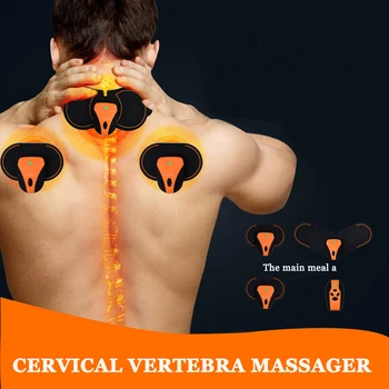 

Cervical Massage Sticker Electric Neck Remote Control Physiotherapy Instrument Deep Tissue Time-saving Relaxation