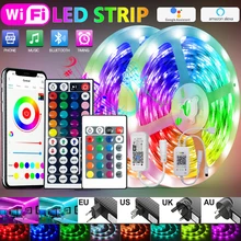 

LED Strip Light RGB 5050 30 LED/m Cloud Ceiling Light Diode Flexible Tape Smart App Control Rainbow-Like Effect Lamp Gift